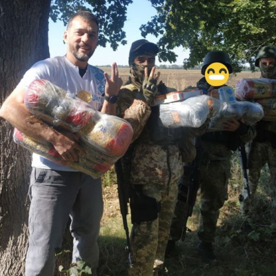 I barely had time to hand over the package, because the Armed Forces of Ukraine are moving forward quickly!