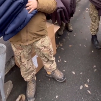 A border guard should not freeze! Defender of the Ukrainian land!