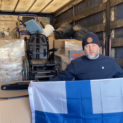 Kharkiv - a hero city - received a Finnish humanitarian convoy!