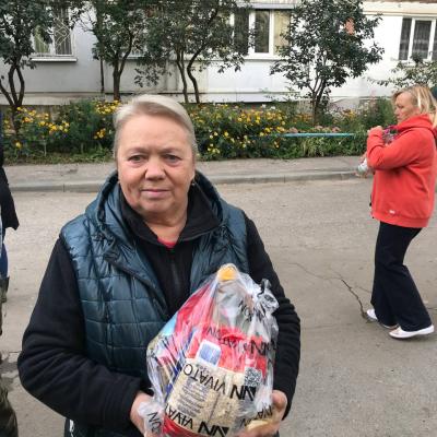 There are Samaritans, there are Rotarians, there are people from Kharkiv.