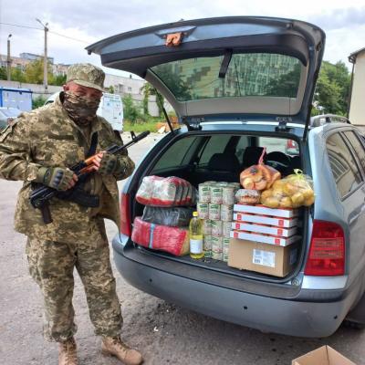 Another soldier was fed by us!