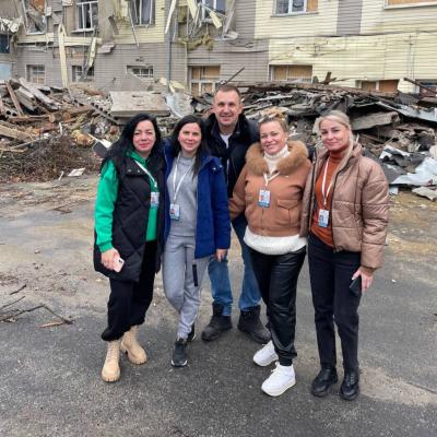 Products were taken to the Elektromashina plant on charity tires