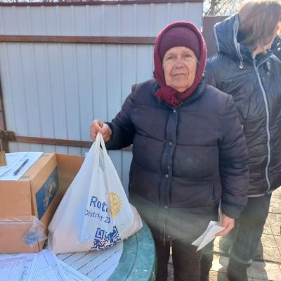 Food was delivered to the village of Pisky-Radkivski in a neighborly way!