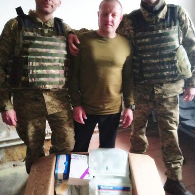 Helping the military is a Rotary routine!