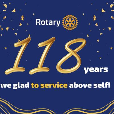 Happy B-Day, Rotary International!